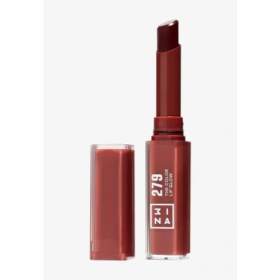 Afbeelding van 3ina THE Color LIP GLOW Lippenstift, Dames, Maat: 1.6 g, 279 brown red