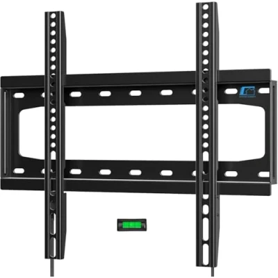 Afbeelding van HOME VISION Vaste tv muurbeugel voor 26 65 inch platte/gebogen tv&#039;s, max. VESA 400 x mm, ondersteunt tot 45 kg, universele muurbeugel, ruimtebesparend HV8401