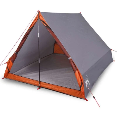 Afbeelding van vidaXL Tent A frame 2 persoons waterdicht grijs