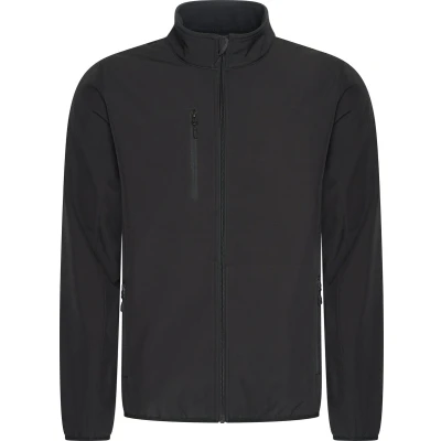 Afbeelding van Mario Russo Softshell Jas heren Winterjas Jassen Winddicht en waterafstotend Zwart XXL