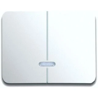 Afbeelding van Abb busch jaeger alpha enkele drukker kunststof dimmer ip20 ral9016 2cka006599a2894