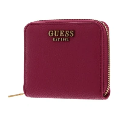 Afbeelding van GUESS Laryn SLG Small Zip Around Wallet Fuchsia