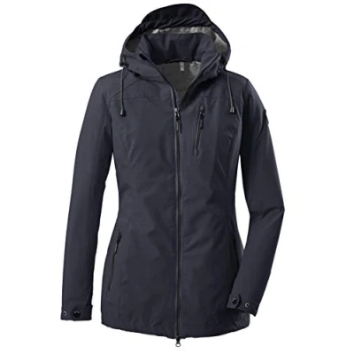 Afbeelding van G.I.G.A. DX Women&#039;s Casual softshelljack met afritsbare capuchon Solena, dark navy, 38, 33059 000