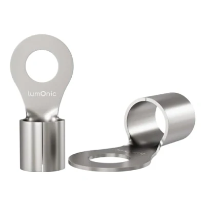Afbeelding van Lumonic 25x crimp terminals blank 16 25mm² I M8 ongeïsoleerd kabelschoenen M8, buisvormige kabelschoen 16mm2 25mm2 ringogen, c