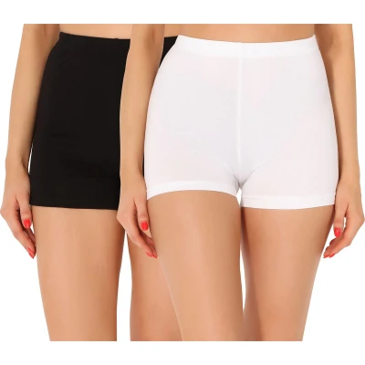 Afbeelding van Merry Style Dames Leggings 2Pack Sport Vrijetijdsbroek Kort Katoen Sporbroek Yogabroek Zwart/zwart (2pak) M MS MS10 358 LE 2P