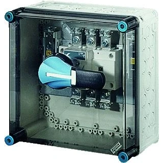 Afbeelding van Hensel lastschakelaarkast 160a 3 polig bm2 300x300mm pe nul klem mi 7256