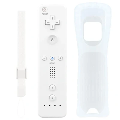 Afbeelding van OSTENT Draadloos Ver Controlemechanisme van de Motiesensor Bluetooth voor Nintendo Wii Console het Spel, Kleuren Witte