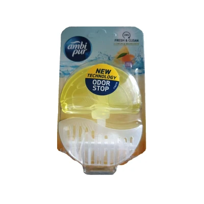 Afbeelding van 12er Pack Ambi Pur Flush compleet (Holder + refill 55ml) Lemon &amp; Mandarin