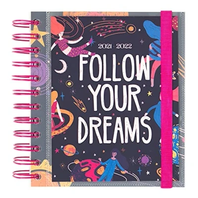 Afbeelding van Erik® Schoolagenda 2021 2022 Cosmic Girls Dagagenda 11 Maanden 1 dag per pagina