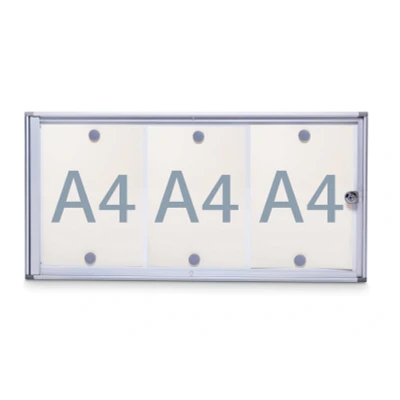 Afbeelding van Vitrine MAUL extraslim, formaat 3 x A4