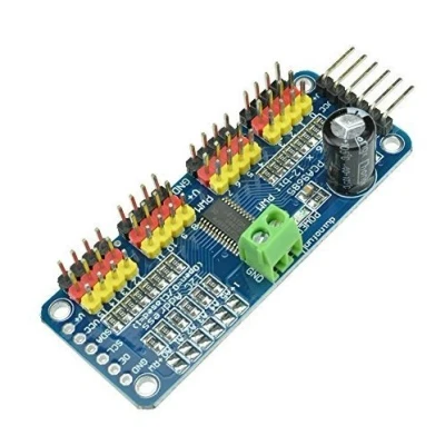 Afbeelding van ICQUANZX 16 Channel PWM/Servo Driver IIC interface PCA9685 voor Arduino of Raspberry Pi Shield Module Servo