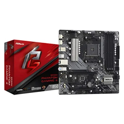 Afbeelding van Moederbord AMD Asrock B550M Phantom Gaming 4