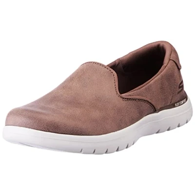 Afbeelding van Skechers Dames ON The GO Flex Lavish Slipper, Bruin, 38 EU
