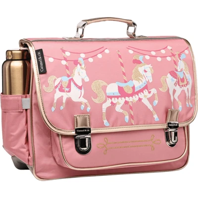 Afbeelding van Caramel &amp; Cie Boekentas/Schooltas Carrousel Roze