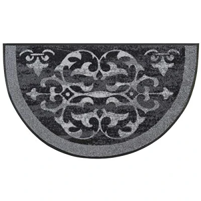 Afbeelding van wash+dry by Kleen Tex Vloerkleed Round Ornaments antislip, geschikt voor binnen en buiten, wasbaar, woonkamer