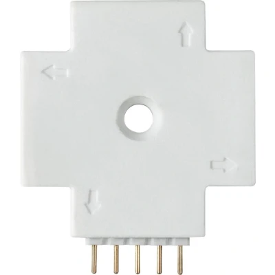 Afbeelding van Paulmann 70617 MaxLED X connector voor ledstrip witte streep accessoires 4 aansluitmogelijkheden eenvoudig plug in systeem
