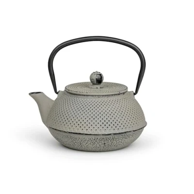 Afbeelding van Bredemeijer Theepot Jang 0,8L gietijzer betongrijs met filter