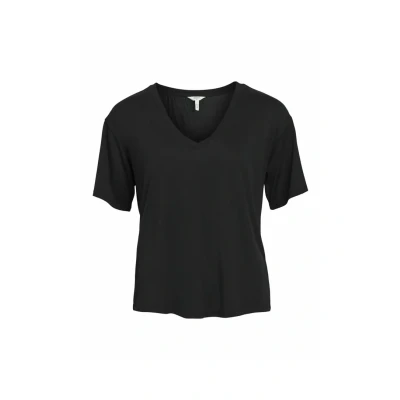 Afbeelding van Object Tshirt basic, Dames, Maat: XS, Black