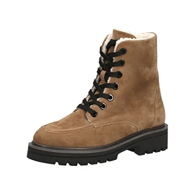 Afbeelding van Caprice Snowboots, Dames, Maat: 38, Olive suede Nubukleer