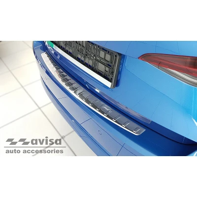 Afbeelding van Avisa RVS Achterbumperprotector passend voor Skoda Octavia IV Liftback 2020 &#039;Ribs&#039;