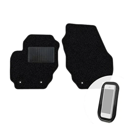 Afbeelding van moto MOLTICO Automatten Velours Autofrontmat Set van 2 Matten Voor de Voorkant Auto Bijpassend Volvo V70 2011 2016