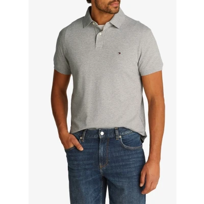 Afbeelding van Tommy Hilfiger Regular Poloshirt, Heren, Maat: Small, Hellgrau
