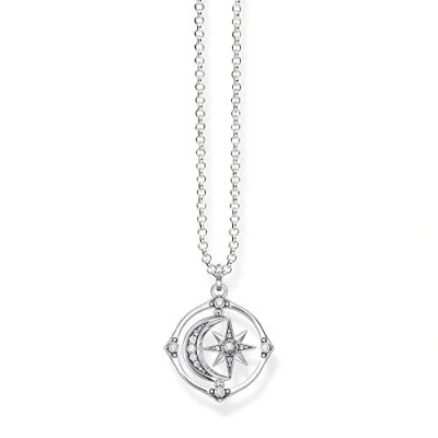 Afbeelding van Thomas Sabo Dames Ketting 925 Zilver Kleur steen One Size 32017957