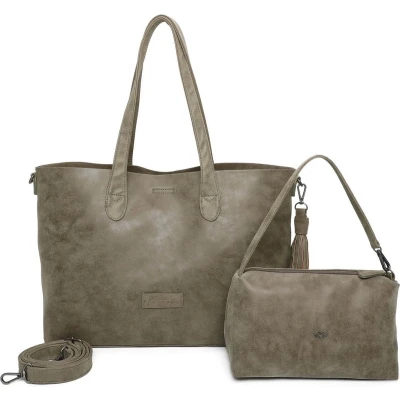 Afbeelding van Fritzi aus Preußen Schoudertas Vintage Jördis Shopper Jungle Groene