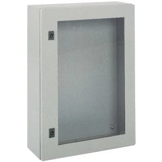 Afbeelding van Schneider electric spacial lege schakelkast staal 1 slot deur hxbxd 300x300x200mm grijs ral7035 poedercoating ip66 ik08 nsycrn33200t