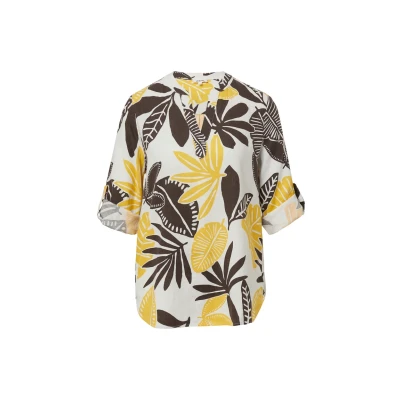 Afbeelding van s.Oliver MIT 3/4ÄRMELN Blouse, Dames, Maat: 32, Creme