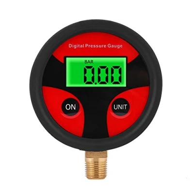 Afbeelding van 0 200PSI LCD digitale bandenspanningsmeter, Keenso band luchtdrukmeter voor auto vrachtwagen motorfiets