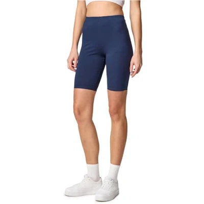 Afbeelding van Merry Style MS MS10 200 LE Dames Leggings Sport Vrijetijdsbroek Kort Katoen Sporbroek Yogabroek Marineblauw S