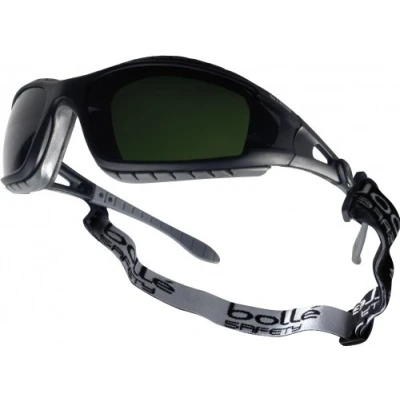 Afbeelding van BOLLÉ TRACKER II veiligheidsbril lassen tint 1,7 kraswerend zwart en grijs TRACWPCC2
