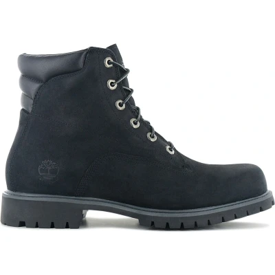 Afbeelding van Timberland Alburn 6 Inch Boot WP Waterproof Heren Winter Laarzen Boots Schoenen Leer Zwart TB06939R 001 Maat EU 45.5 US 11.5