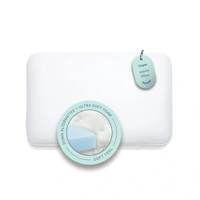 Afbeelding van Casper Sleep Hybrid Hoofdkussen, Standaard, Wit