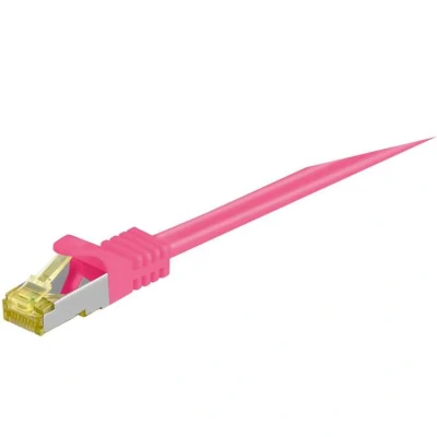 Afbeelding van Netwerkkabel Cat7 S/FTP 7.5 meter (100% koper, LSZH, Roze)