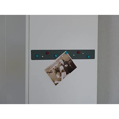 Afbeelding van Tafelfoliewinkel, 12 maten, magneetfolie, schoolbordfolie, magneetbord, kleur: grijs, zelfklevend en magnetisch (1A patroonfolie)