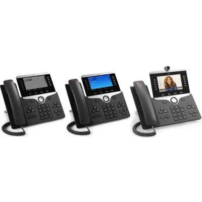 Afbeelding van Cisco CP 8851 3PCC K9= VoIP systeemtelefoon Kleurendisplay Antraciet