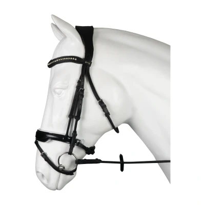 Afbeelding van Horka Hoofdstel Favorit Zwart/wit Cob