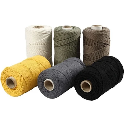 Afbeelding van Creativ Company Macrame Koord Kleuren, 6x198m