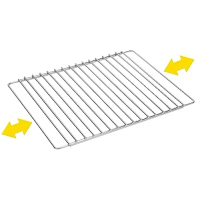 Afbeelding van Sauvic 02547 ovenrooster, uittrekbaar van 42 tot 60 cm, verchroomd