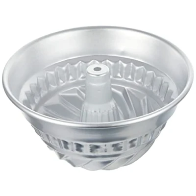 Afbeelding van Pentole Agnelli Pasteria en pizza bakvorm met buis, aluminium, 22 x 11 cm