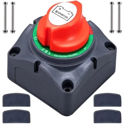 Afbeelding van Spurtar Batterij hoofdschakelaar batterijschakelaar 12V 24V 48V Afgesneden Schakelaar, Scheidingsschakelaar Kill Switch Voor Auto, Boot, Jacht, Caravan