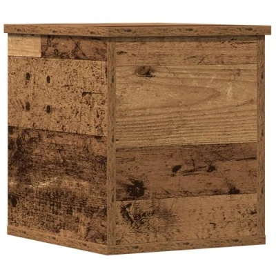 Afbeelding van vidaXL Opslagdoos Oud hout Massief 30 x 35 cm Opslag