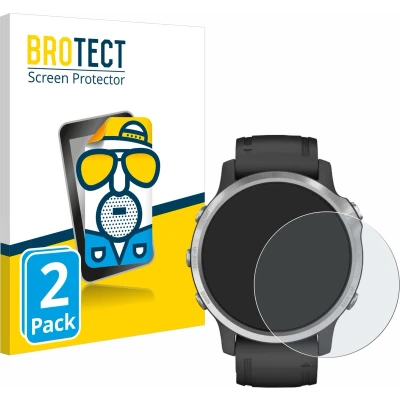 Afbeelding van BROTECT (2 Stuks) Antireflecterende Beschermfolie voor Garmin Fenix 6S / Pro Anti Glare Screen Protector, Mat, Ontspiegelend