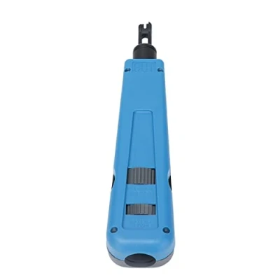 Afbeelding van Punch Down Tool 110/88 Koolstofstaal Multifunctionele Punchdown Impact Tools voor Netwerken met Draadhaak Platte Schroevendraaier