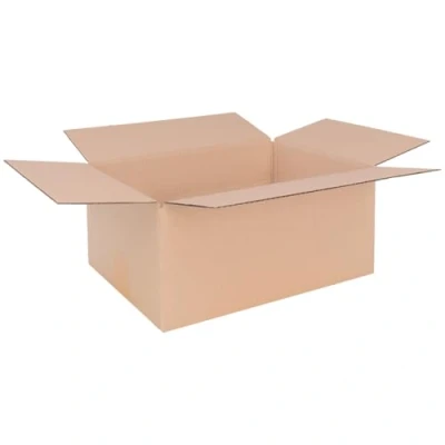 Afbeelding van verpacking 25 vouwdozen 360 x 200 mm Verzenddozen van golfkarton 1 golvende kartonnen verpakkingen KK 80