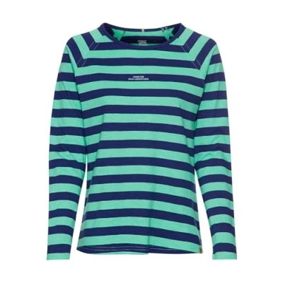 Afbeelding van camel active Gestreiftes Longsleeve, Dames, Maat: XS, Peppermint stripes