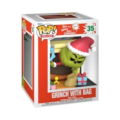 Afbeelding van Funko Pop! Deluxe: Hoe de Grinch Kerstmis stal met tas