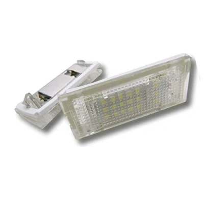 Afbeelding van GOFORJUMP 2 stuks LED auto kentekenplaatverlichting registratie voor B/MW Mini Cooper EEN R50 Cabrio R52 S R53 White